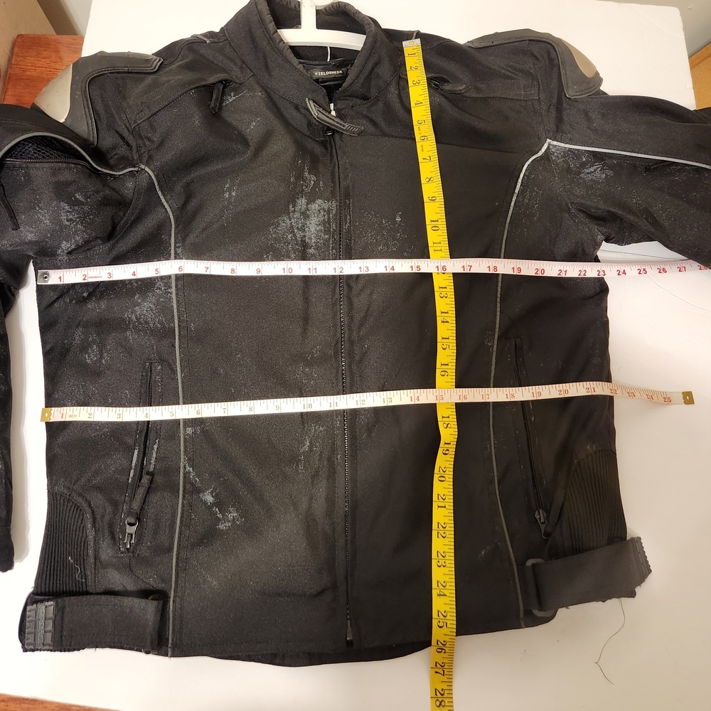 Black Performance Motorcycle Jacket - Picture 14 of 16